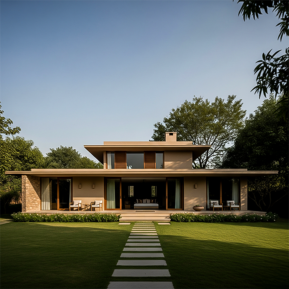 Project 3: Sustainable Farmhouse Design on the Outskirts of Jaipur