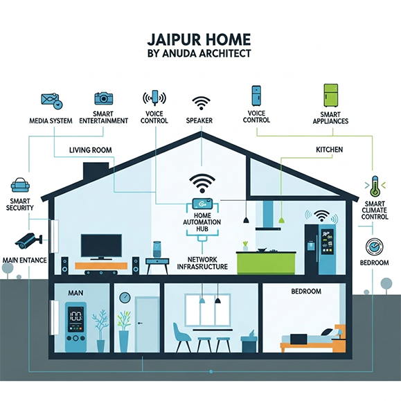 Our Smart Home Integration Services in Jaipur Include:
